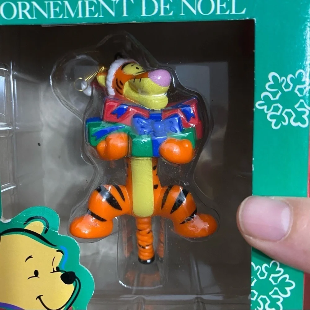 Pooh Christmas Ornament Tigger Vintage 90s Orange Disney Noma